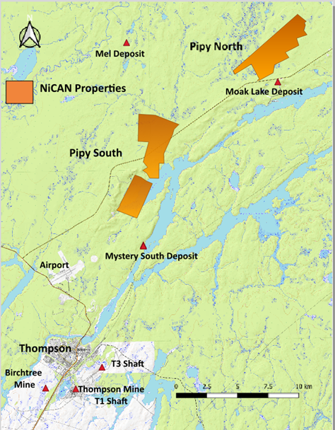 Figure 3: Pipy South Property Location and Infrastructure