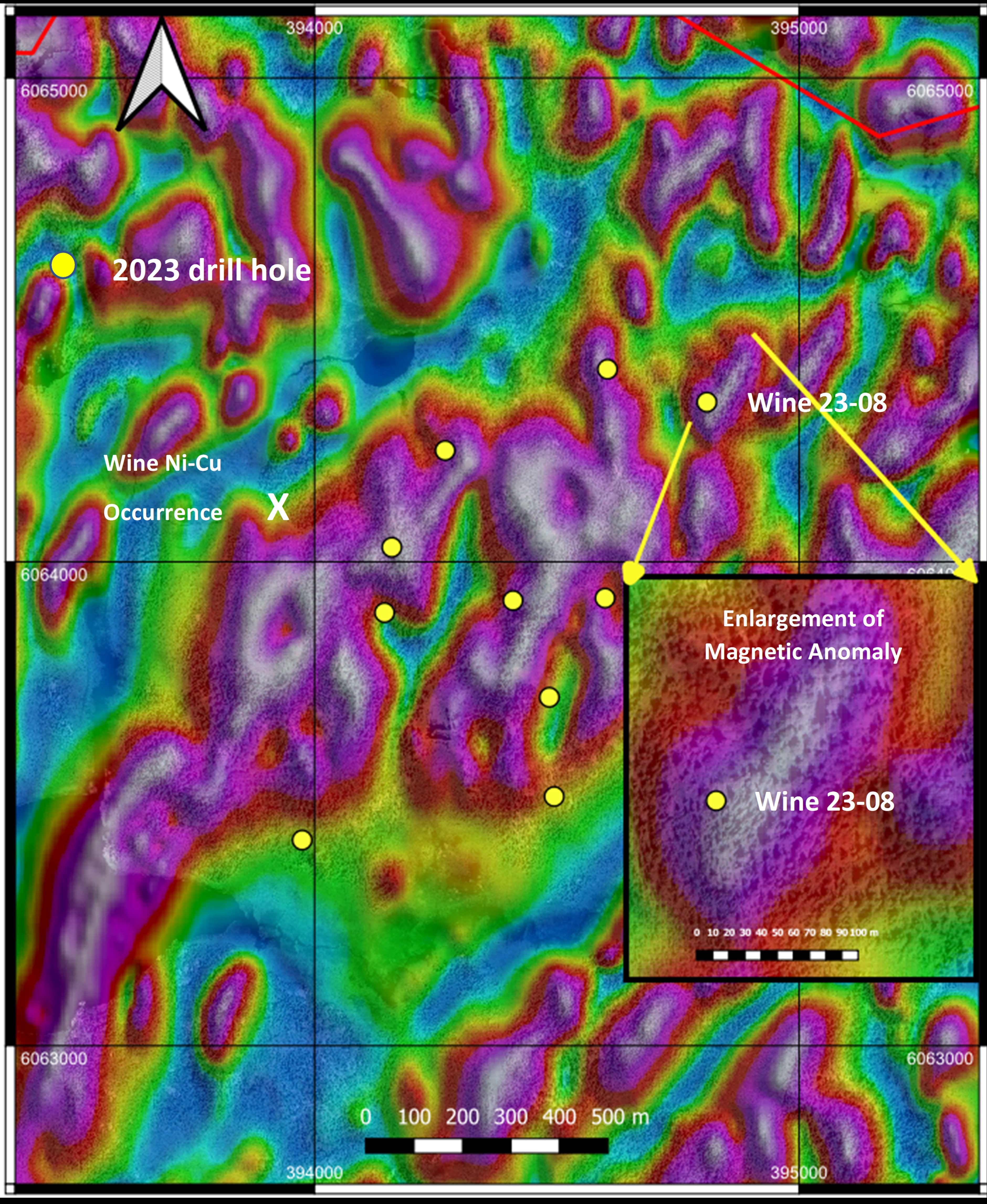 Figure 2: Wine -23-08 Magnetic Anomaly